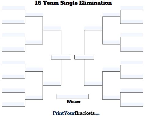 print your own brackets.